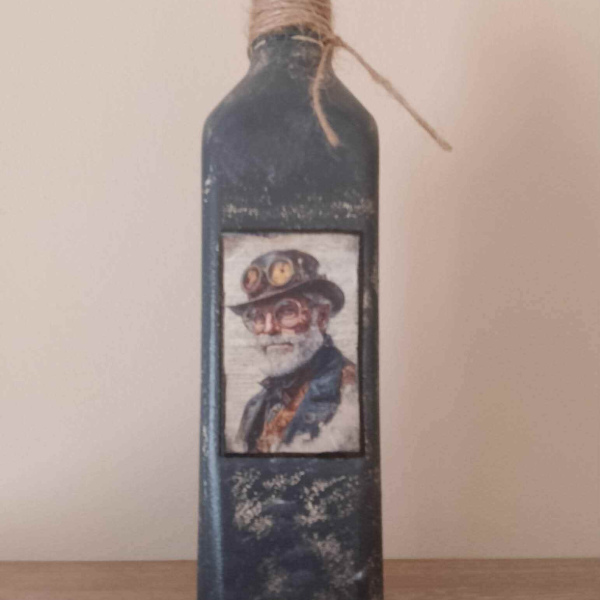 Μπουκάλι decoupage