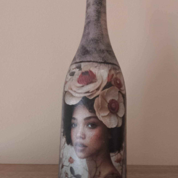 Μπουκάλι decoupage