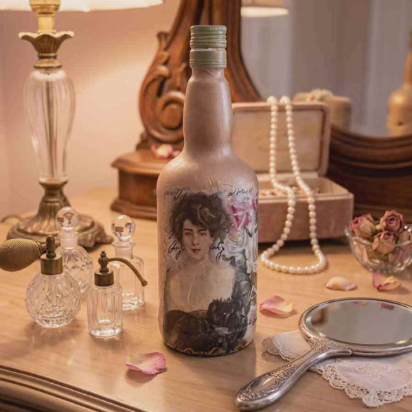 Μπουκάλι decoupage