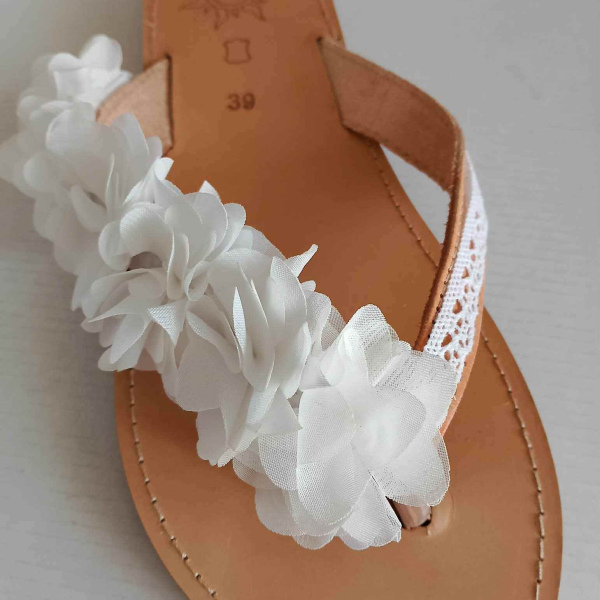 Χειροποίητα δερμάτινα σανδάλια