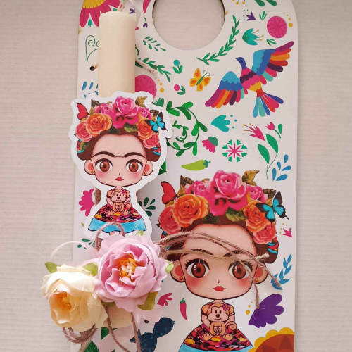 Λαμπάδα λουλούδια