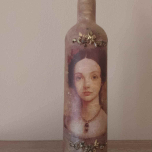 Μπουκάλι decoupage