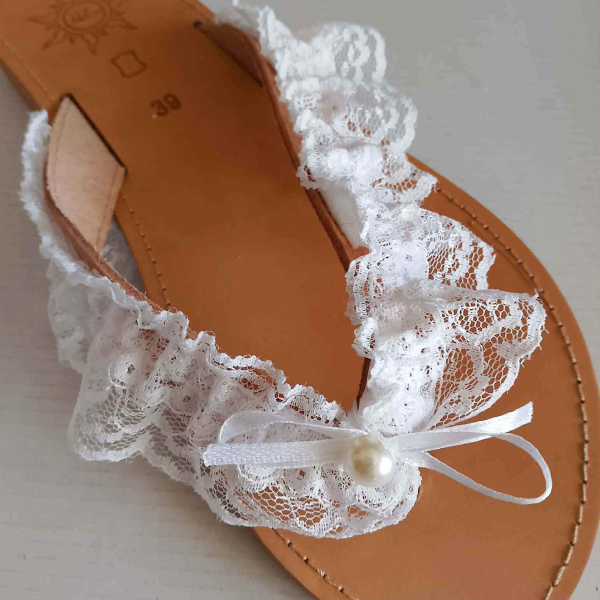 Χειροποίητα δερμάτινα σανδάλια