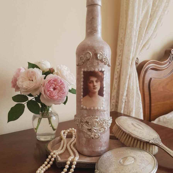 Μπουκάλι decoupage