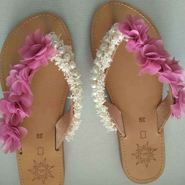 Χειροποίητα δερμάτινα σανδάλια