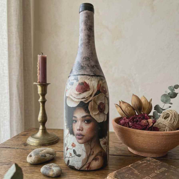 Μπουκάλι decoupage