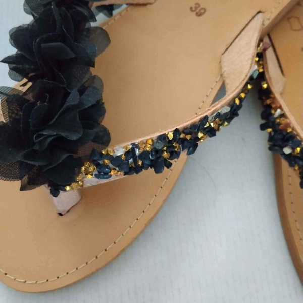 Χειροποίητα δερμάτινα σανδάλια