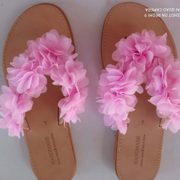 Χειροποίητα δερμάτινα σανδάλια