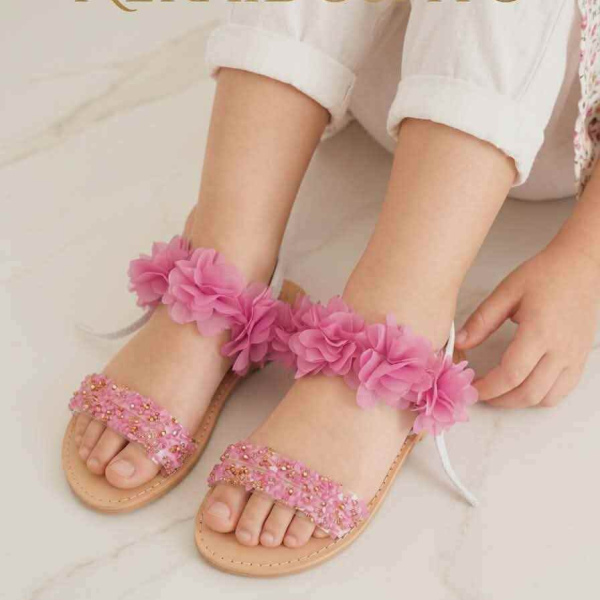 Χειροποίητα δερμάτινα παιδικά σανδάλια