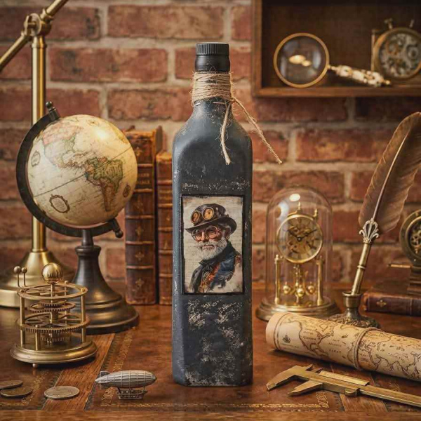 Μπουκάλι decoupage