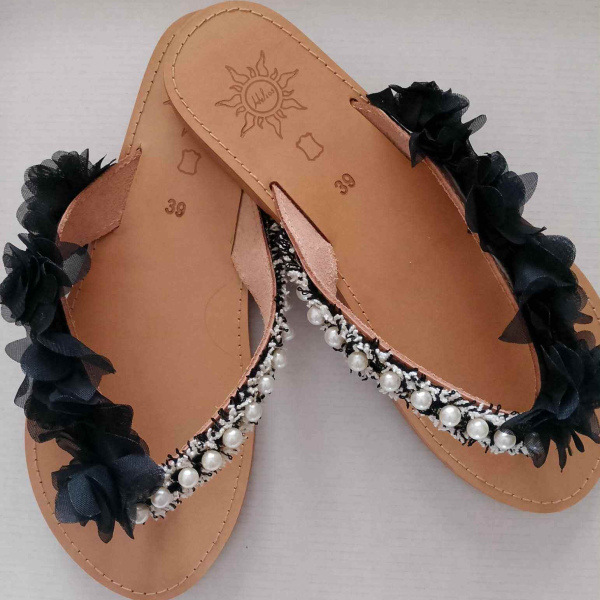 Χειροποίητα δερμάτινα σανδάλια