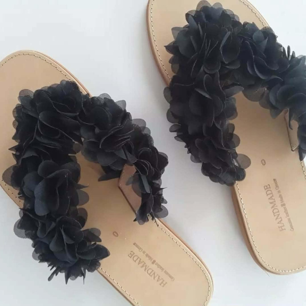 Χειροποίητα δερμάτινα σανδάλια