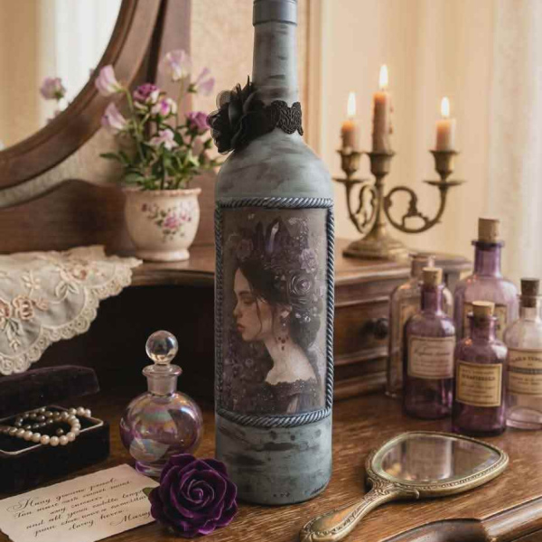 Μπουκάλι decoupage