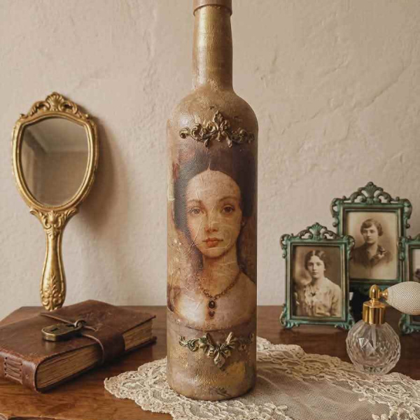 Μπουκάλι decoupage