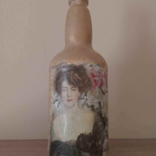 Μπουκάλι decoupage