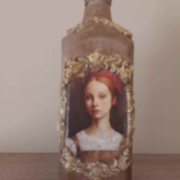 Μπουκάλι decoupage