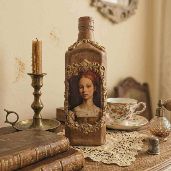 Μπουκάλι decoupage