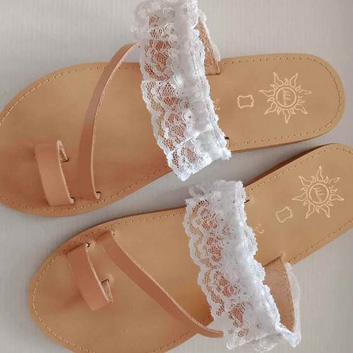 Χειροποίητα δερμάτινα σανδάλια