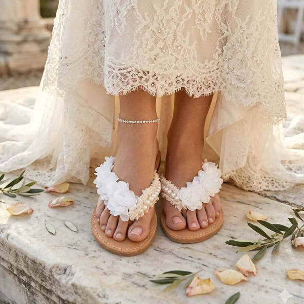 Χειροποίητα δερμάτινα σανδάλια