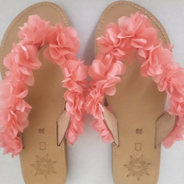 Χειροποίητα δερμάτινα σανδάλια