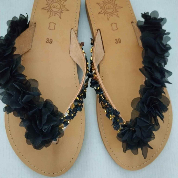 Χειροποίητα δερμάτινα σανδάλια