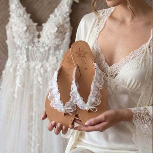 Νυφικά σανδάλια